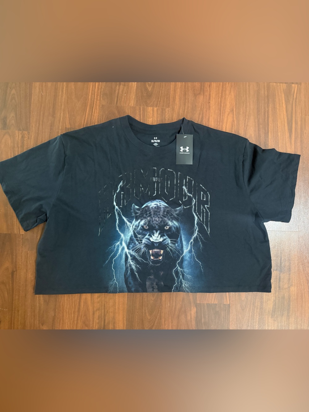 UnderArmour Black Panther Crop Tee